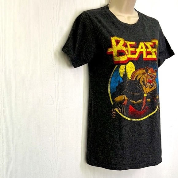 Disney - Beauty & The Beast Bark At The Moon Album Ozzy Osbourne Graphic T Small - Picture 4 of 8
